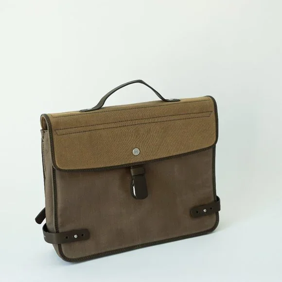 NWOT Skagen water resistant canvas messenger bag / briefcase - Picture 5 of 11